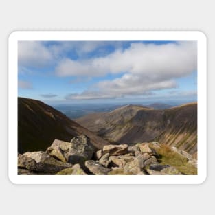 The Lurcher`s Crag, Scotland Sticker